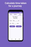 Speed Distance Time Calculator captura de pantalla 3