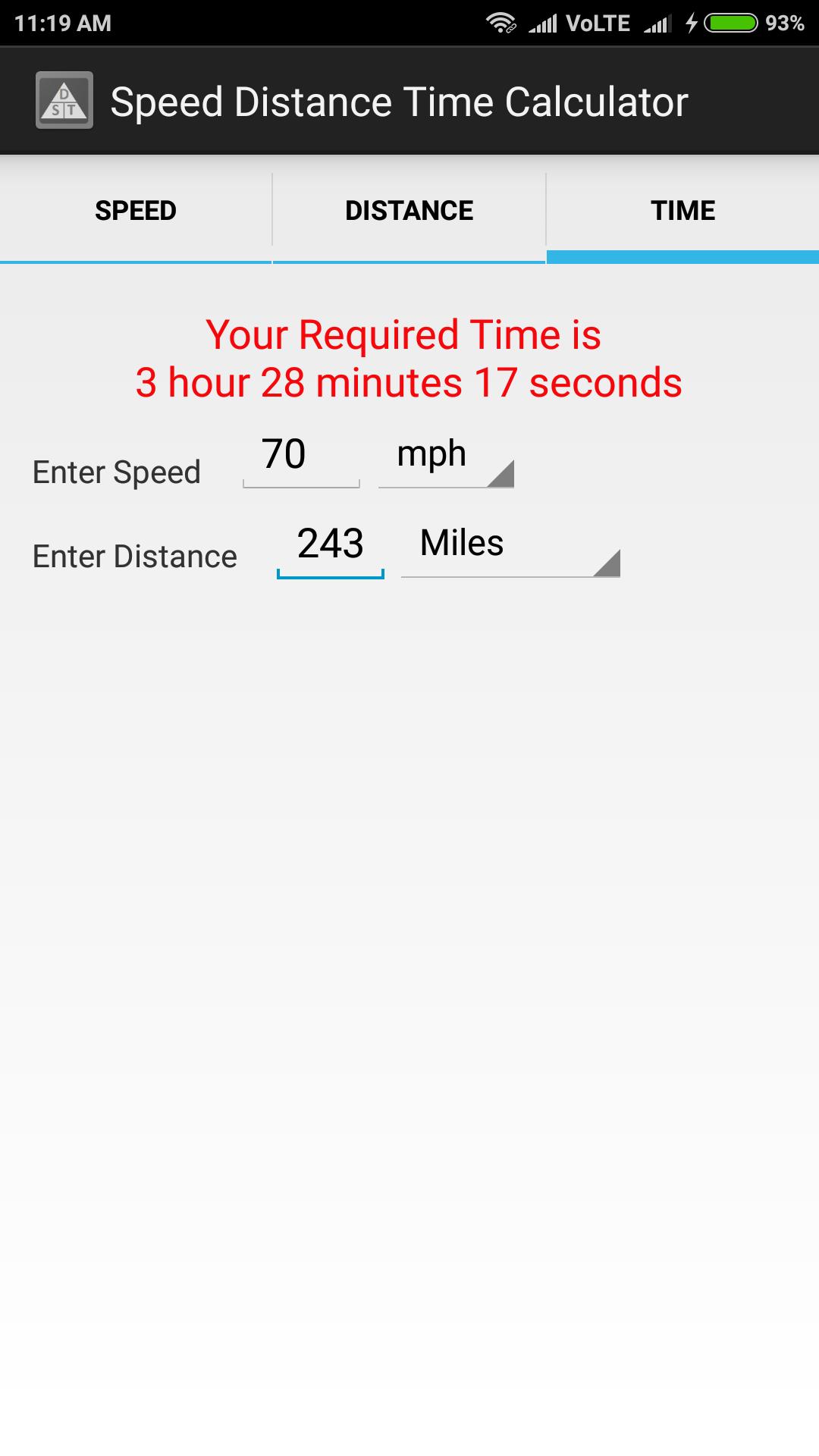 Speed Distance Time Calculator APK for Android Download