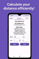 Speed Distance Time Calculator captura de pantalla 2