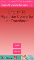 English To Myanmar  Converter تصوير الشاشة 3