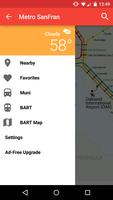 Metro San Francisco -Muni Bart screenshot 1