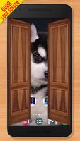 1 Schermata Wooden Door Lock Screen