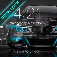 Neon Cars Lock Screen APK download