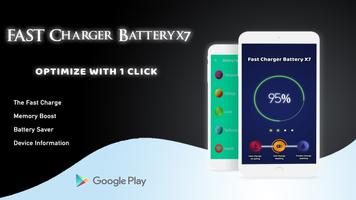 Fast charger battery x7 screenshot 1