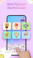 Flower Language Keyboard DIY captura de pantalla 1