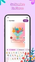 Flower Language Keyboard DIY captura de pantalla 3