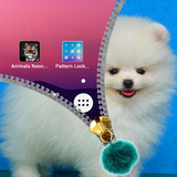 Fluffy Zipper Lock Screen icono