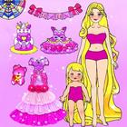 Paper Dolls Diary DIY Dress Up أيقونة