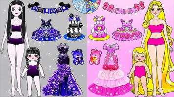 Paper Dolls Diary DIY Dress Up captura de pantalla 1