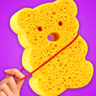 Sponge Art 3D Rubber Band Game icon