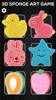 Sponge Art 3D Rubber Band Game poster