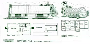 DIY log home plans