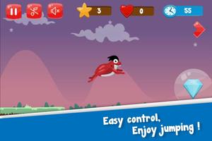 Flip frog - kid game, jump, flip and escape! screenshot 1