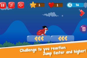 برنامه‌نما Flip frog - kid game, jump, flip and escape! عکس از صفحه