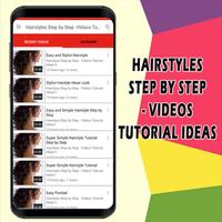 برنامه‌نما Hairstyles Step by Step - Videos Tutorial Ideas عکس از صفحه