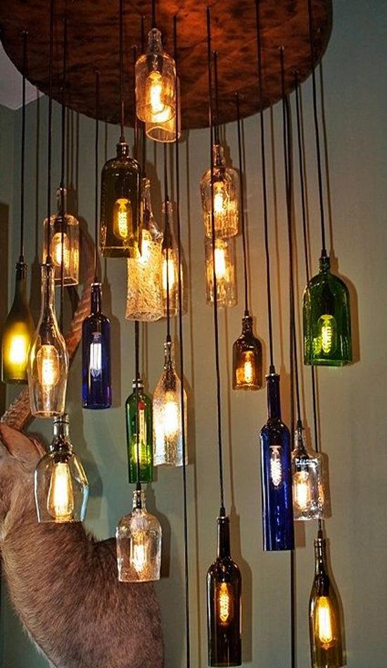 Diy Wine Bottle Chandelier Light For Android Apk