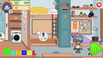 Toca Boca School routine Image ảnh chụp màn hình 1