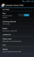 Calendar Cloner FREE постер