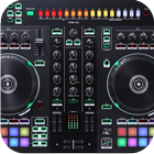 DJ Music Mixer Studio Zeichen