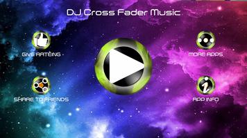 DJ Cross Fader Music Affiche