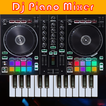 dj piano mixer music studio
