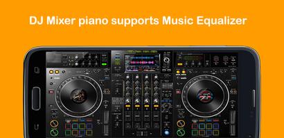 پوستر DJ Mixer piano and Pads music