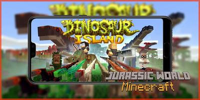 Jurassic Minecraft World MCPE poster