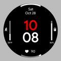 Pixel Clean Watch Face