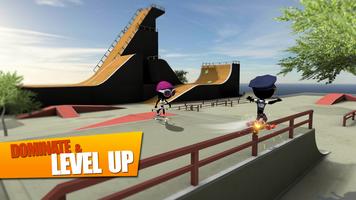 Stickman Skate Battle ภาพหน้าจอ 1