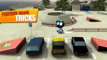 Stickman Skate Battle ภาพหน้าจอ 2