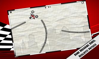 Stick Stunt Biker постер