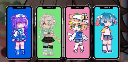 Gacha Life Club Wallpaper Cute Poster