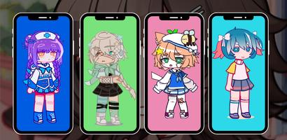 Gacha Life Club Wallpaper Cute পোস্টার