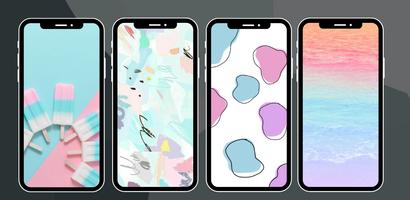 Pastel Wallpaper Preppy HD скриншот 2