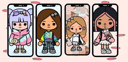 Toca Boca Wallpaper World Life ポスター