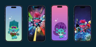 Wallpaper Trolls Band постер