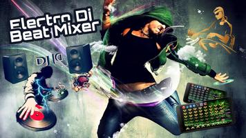 Electro Dj beat mixer Affiche