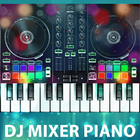 dj mixer piano and drump pro biểu tượng
