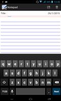 Notepad capture d'écran 1