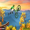 Downhill biking icon