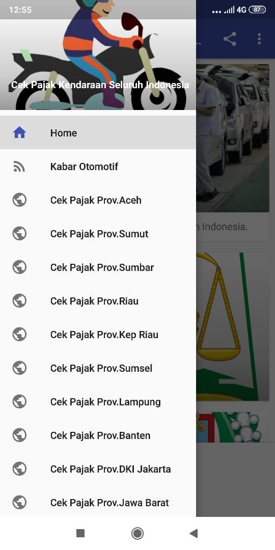 Samsat Online Cek Pajak Motormobil Indonesia For Android