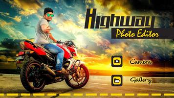 Highway Photo Editor Affiche
