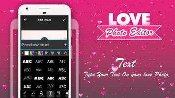 Love Photo Editor captura de pantalla 2