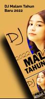 DJ Malam Tahun Baru 2022 Plakat