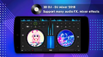 3D DJ – Music Mixer with Virtual DJ Affiche