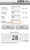 Interval Timer Pro captura de pantalla 3