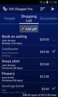 Gift Shopper Pro स्क्रीनशॉट 1