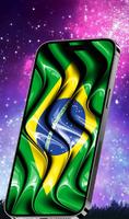Brazil Flag Wallpaper capture d'écran 3