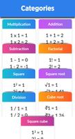 Kids Math Tables  Learning & Practices Affiche