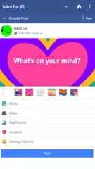 Скачать Mini lite for facebook APK